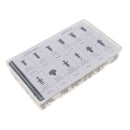 340pcs Fender Clip,Plastic Clips for Car,Push-Type Bumper Fasteners Rivet Clips Auto Clips & Fastener