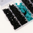 330 Pieces Nylon Bumper Push Fasteners Rivet Clips Expansion Screws Replacement Kit,Bumper Fastener Rivet Clips