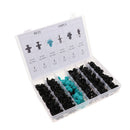 330 Pieces Nylon Bumper Push Fasteners Rivet Clips Expansion Screws Replacement Kit,Bumper Fastener Rivet Clips