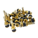 20pcs Car Truck TR500 Straight Copper Tubeless Tire Wheel Valve Stems Kit
