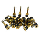 20Pcs TR502 Universal Straight Brass Truck Tire Valve Stem Wheels, 0.63inch Rim Hole for Car/Bus/RV/Motorhome/Camper/Trailer
