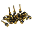 20Pcs TR502 Universal Straight Brass Truck Tire Valve Stem Wheels, 0.63inch Rim Hole for Car/Bus/RV/Motorhome/Camper/Trailer
