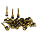 20Pcs TR502 Universal Straight Brass Truck Tire Valve Stem Wheels, 0.63inch Rim Hole for Car/Bus/RV/Motorhome/Camper/Trailer