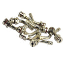 10Pcs Tubeless Truck Tyre Valve Stem 75 Degree Angled Universal for Car Truck RV Minibus Motorcycle Bike Scooter (Rim Hole 0.38inch)