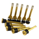 10pcs/lot TR570 87mm Brass Auto Tire Valve Extension Adaptor, Tyre Stem Extender Straight Bore for Truck (87mm)