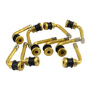 10pcs 90 Degrees Auto Car Brass Wheel Tire Valve Stem Extension