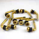 10pcs 90 Degrees Auto Car Brass Wheel Tire Valve Stem Extension