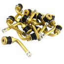 20pcs 90 Degrees Auto Car Brass Wheel Tire Valve Stem Extension Caps Extender