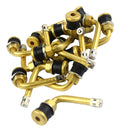 20pcs 90 Degrees Auto Car Brass Wheel Tire Valve Stem Extension Caps Extender