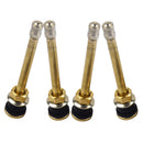Brass Auto Tire Valve Extension Adaptor, Air Tyre Stem Extender Inflation Stright
