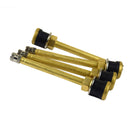 4pcs TR572 Tubeless Straight Truck Tire Valve Stem Assortment Metal