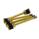 4pcs TR572 Tubeless Straight Truck Tire Valve Stem Assortment Metal