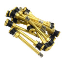 20 Pieces TR572 Brass Truck Tire Valve Stems for All Aluminum/Steel Wheels