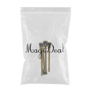 4 Pieces 134mm Brass Auto Tire Valve Extension Adaptor, Air Tyre Stem Extender Inflation Stright