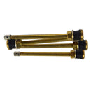4 Pieces 134mm Brass Auto Tire Valve Extension Adaptor, Air Tyre Stem Extender Inflation Stright