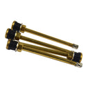 4 Pieces 134mm Brass Auto Tire Valve Extension Adaptor, Air Tyre Stem Extender Inflation Stright