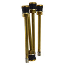 4 Pieces 134mm Brass Auto Tire Valve Extension Adaptor, Air Tyre Stem Extender Inflation Stright