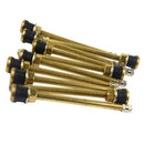 10x 134mm Brass Auto Tire Valve Extension Adaptor, Air Tyre Stem Extender Inflation Stright