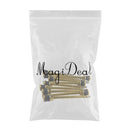 10x 134mm Brass Auto Tire Valve Extension Adaptor, Air Tyre Stem Extender Inflation Stright
