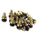BOLT CLAMP IN CAR VAN WHEEL METAL TUBELESS TYRE VALVES