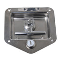 Car Truck Trailer Camp Stainless Steel Folding T Shape Handle Lock Tool Latch