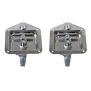 2pcs Car Truck Trailer Camp Stainless Steel Folding T Shape Handle Lock Tool Latch
