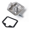 2pcs Car Truck Trailer Camp Stainless Steel Folding T Shape Handle Lock Tool Latch