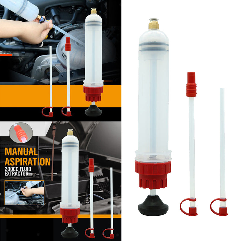 200CC Car Oil Fluid Extractor Filling Syringe Bottle Transfer Hand Pump Tool