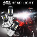 H4/BA20D/P15D 36W Motorcycle Headlight Bulb 3000LM Headlamp BA20D White