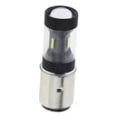 H4/BA20D/P15D 36W Motorcycle Headlight Bulb 3000LM Headlamp BA20D White