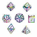 7 Pcs/Set Alloy Metal Dice Set Playing Game Poker Card Dungeons Dragons Party Board Game Toy