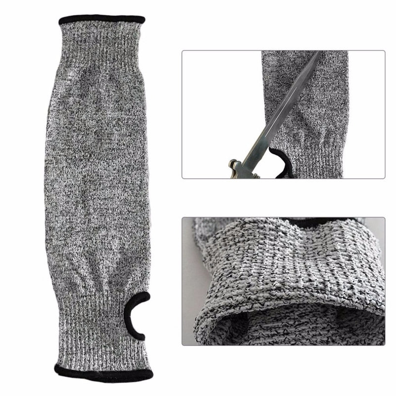 1/2 Pcs Level 5 Anti-cutting Standards Armband Flexible HPPE Cut-resistant Working Safety Arm Sleeve