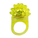 5PCS LED Flashing Elastic Rubber Blinking Strawberry Finger Ring Decoration Toys