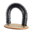 Pet Cat Arch Hair Grooming Scratcher Toy Self-Groomer Toys Massage