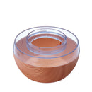 Wood Essential LED O il Ultrasonic Aroma Aromatherapy Diffuser Air Humidifier Purifier