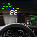 A300 Car 3.5" HUD Digital Head-Up Display Multifunction OBD Alarm Speedometer Overspeed