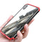 Luphie Protective Case For iPhone XS Max Metal Bumper+9H Clear Tempered Glass Back Shell