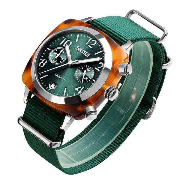 SKMEI 9186 Unique Design Multi-dial Luminous Waterproof Women Wristwatch Quartz Watch