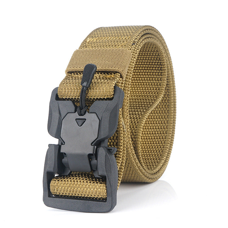 AWMN MB19 125cm x 3.8cm Military Tactical Belt Adjustable Nylon Belt Waist Belt Polyester Magnetic Buckle