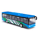 Red/Blue 15cm Alloy Pull Back Bus Bus Toys Car Model for Children