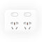 Xiaomi Mijia Power Strip Converter Socket Independent Control 2 Position Portable Plug Adapter
