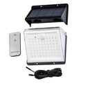 88 LED Solar Power Motion Sensor Light Voice Remote Control Garden Security Outdoor Yard Wall Lamp