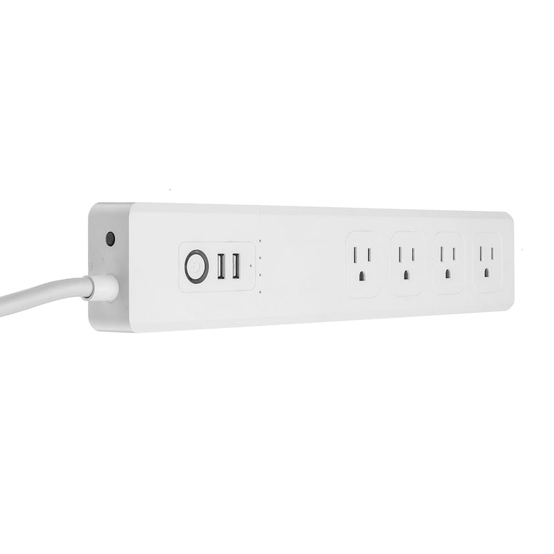 Smart Power Strip Surge Protector Wifi Remote controller Timer Outlet 4 Outlets 2 USB Charging Ports
