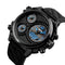 SKMEI 1359 3 Dials Dual Display Watch Chronograph Alarm Luminous Display Calendar Digital Watch