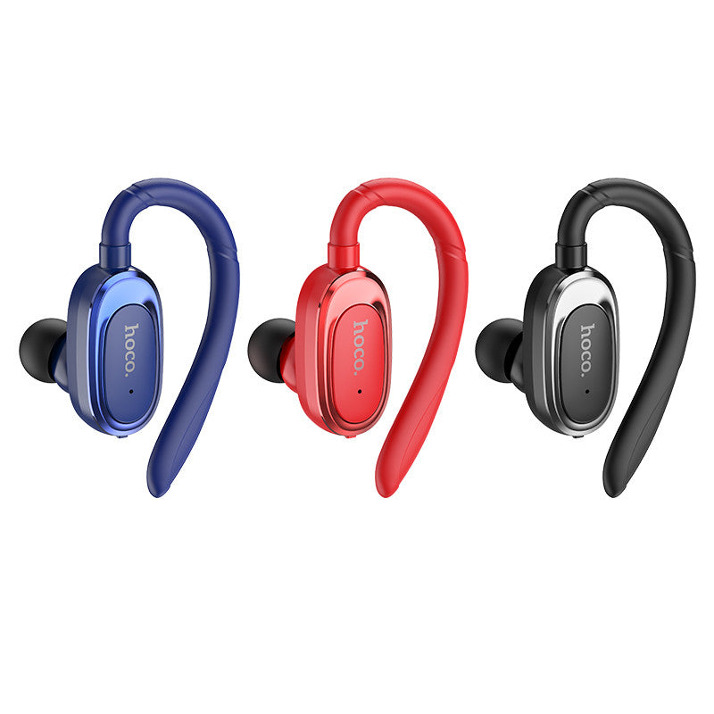 HOCO E26 Plus bluetooth 5.0 Single Wireless Hanging Earphone Hi-Fi Business Headphone With Mic