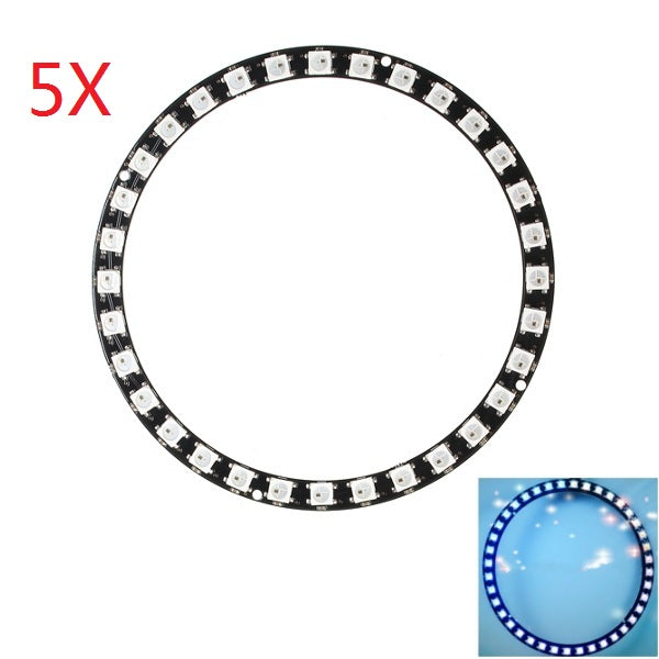 5pcs CJMCU 40-bit WS2812B 5050 RGB LED Built-in Full Color Drive Development Board For