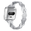 KALOAD 175x15mm Stainless Steel Smart Watch Band Strap Replacement For Fitbit Versa Watch