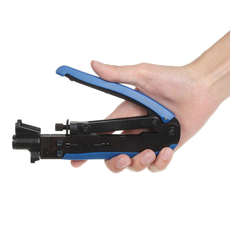 Compression Tool F RG7 RG6 RG11 Connector Cable Coax Coaxial Crimper Stripper Plier