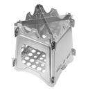 IPRee Outdoor Portable Wood Cooking Stove Backpacking Camp Burning Burner Multi-Fuels Furnace