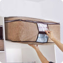 Janolia  Foldable Clothes Storage Bag Clothes Quilts Divider Organizer High Capacity Folding Bamboo Bags Bed Under Closet